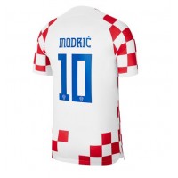 Fotbalové Dres Chorvatsko Luka Modric #10 Domácí MS 2022 Krátký Rukáv